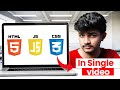 Full Stack Web Development Course: Learn HTML, CSS & JS