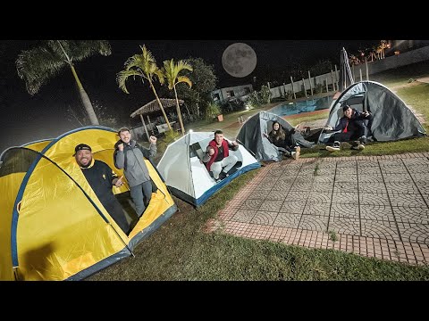 COMEÇOU NOSSO PRIMEIRO ACAMPAMENTO NA MANSÃO ELITE