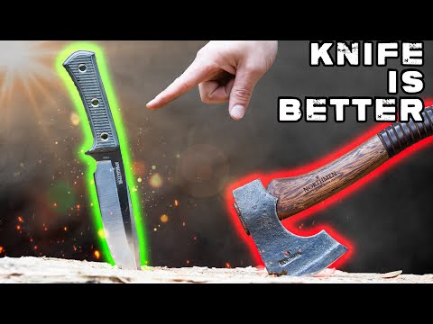 5 Reasons your Knife is BETTER Than an Axe!