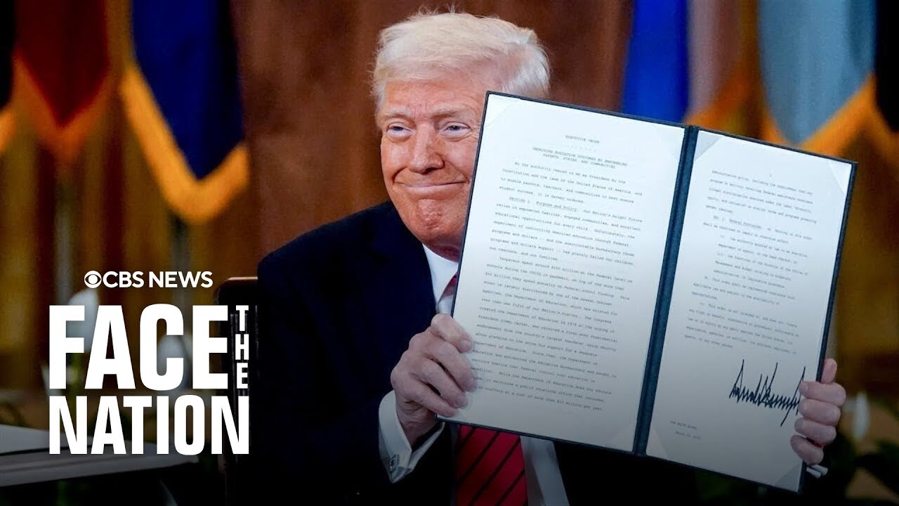 Trump signs executive order to shut down Education Department