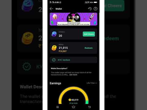 Moj App Payment Proof #shorts #earningapp #moj