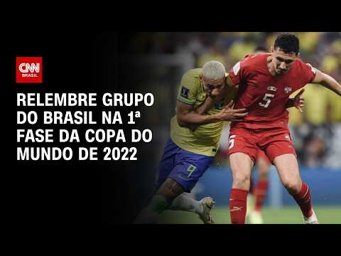 Copa do Mundo: Brasil ficou no Grupo G em 2022; relembre adversários da 1ª fase | ARQUIVO CNN
