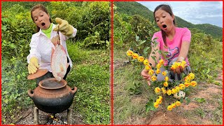 Survival Skills: SMART idea and USEFUL with single mom in forest #bushcraft #camping #outdoors #idea