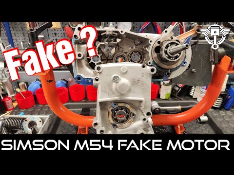 Simson M54 Fake Motor aus der S50 Schrott vom Feinsten