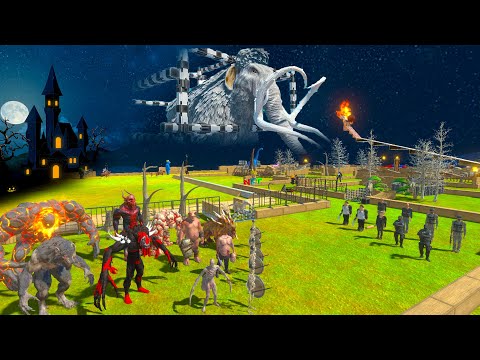 INFERNALS RELEASE HERBIVORE DINOSAURS vs CREEPY MONSTER PARKOUR - ARBS