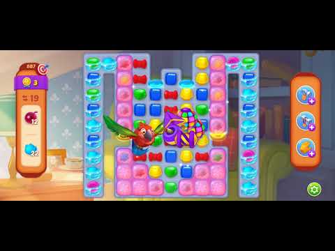 Homescapes - Level 887 One Shot! with Flint's Adventures.