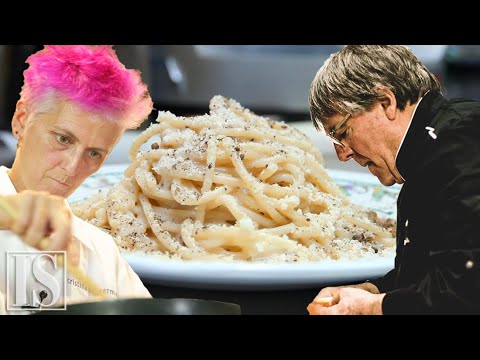 Cacio e pepe: receita original x gourmet - Claudio Gargioli e Cristina Bowerman