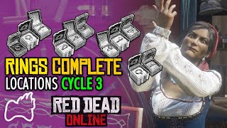 RED DEAD ONLINE Complete RINGS Cycle 3 Locations Collector Guide Lost  Jewelry Collection RDO RDR2