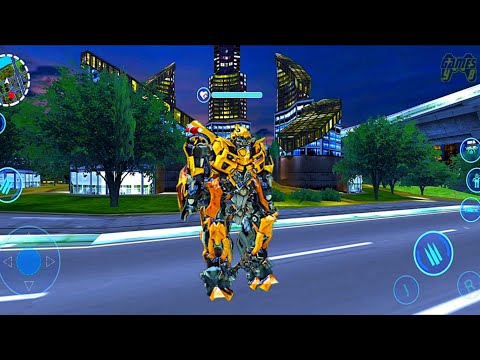 Bumblebee Car Robot Drone Transform Game - Android Gameplay