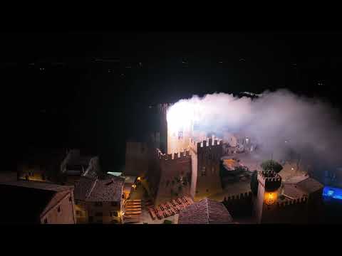 Fuochi d'artificio Offagna Feste Medioevali 2022 4K