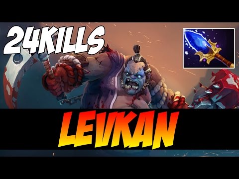 Levkan~_^ Plays Pudge WITH 24 KILLS - 7100 MMR - Dota 2