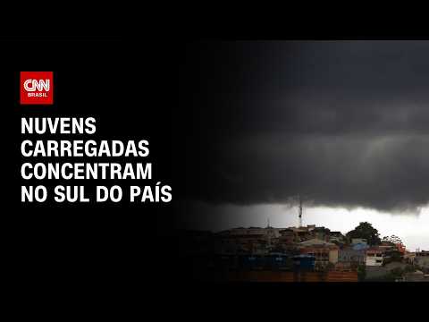 Previsão do tempo: nuvens carregadas concentram no Sul do país | CNN NOVO DIA