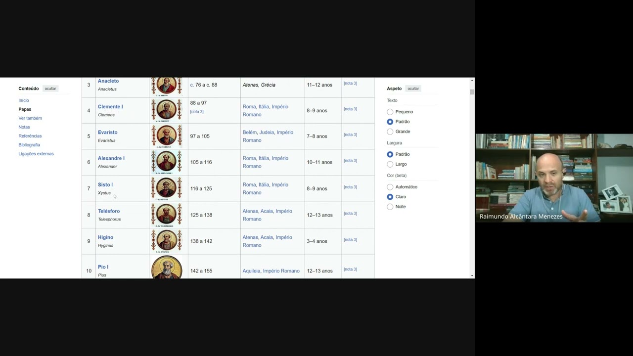 STBM História Eclesiástica I #08 | 3ª aula parte b 22.10.2024