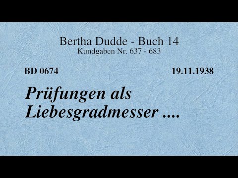 BD 0674 - PRÜFUNGEN ALS LIEBESGRADMESSER ....