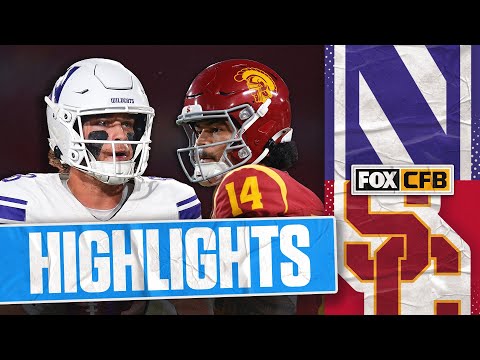 Northwestern Wildcats vs. No. 19 USC Trojans Highlights | FOX College Football