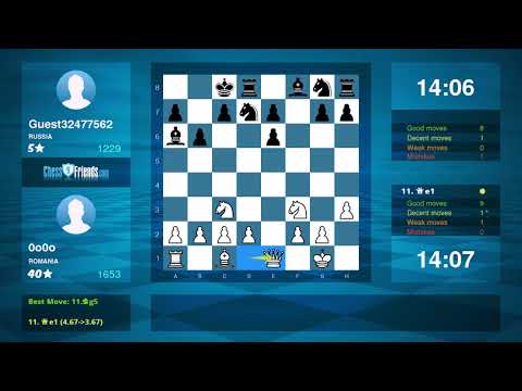 Chess Game Analysis: 0o0o - Guest32477562 : 1-0 (By ChessFriends.com)