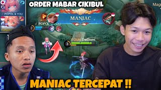 Download lagu ORDER MABAR STREAMER TIKTOK CIKIBUL!! FANNY GUA MANIAC TERCEPAT DI SEASON ??!! - Mobile Legends mp3