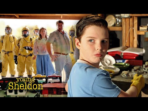 Sheldon Builds a Personal Nuclear Reactor | Young Sheldon