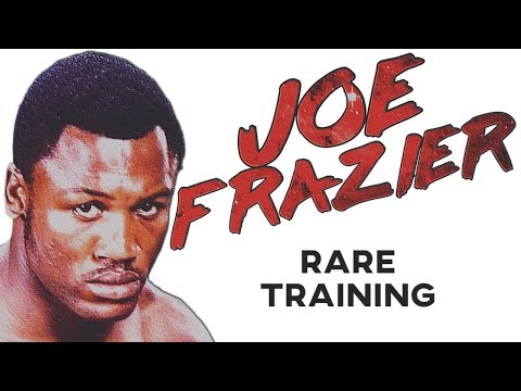 Joe Frazier RARE Training In Prime