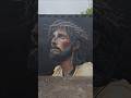 Jesus painting #Easter #jesus #streetart #graffiti #art #mural #muralartist #portrait