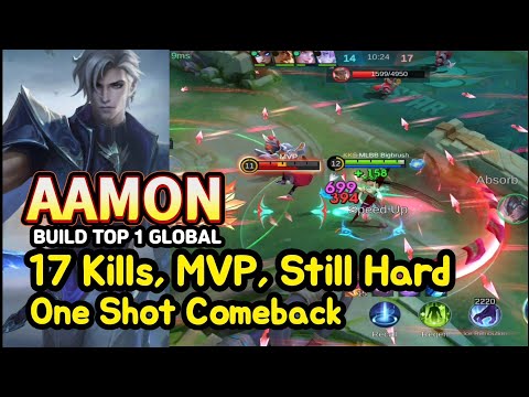 Aamon (Mythical Glory): 17 Kill MVP Comeback Game | MLBB Ranked Gameplay