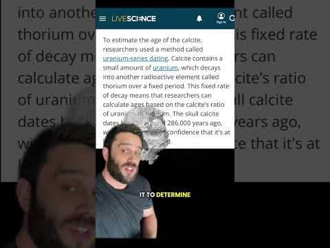 An Ancient Human in Greece | The Petralona Skull #evolution #science #sapiens #archaeology #history