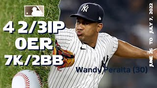 Wandy Peralta | June 26 ~ July 7, 2022 | MLB highlights