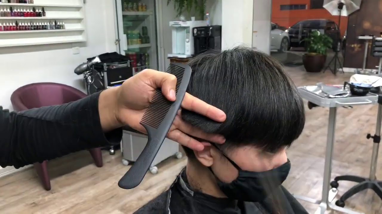 Corte cabelo curto asiático