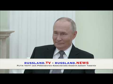 Putin trifft den Präsidenten Kasachstans Kassym Jomart Tokayev