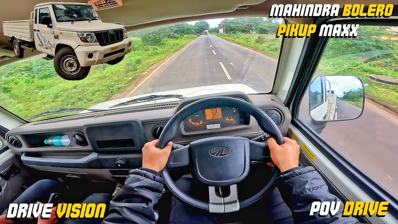 Mahindra Bolero Pik-Up Maxx : POV Drive | Real Goods Career Road Experience | #pikup #povdrive #asmr