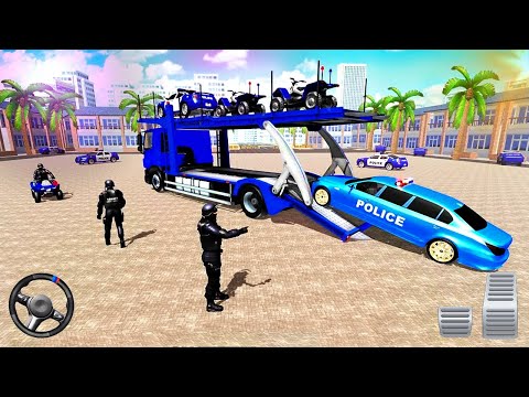 US Police Limousine Car Transport - Truck Driving Simulator E13 - Android GamePlay
