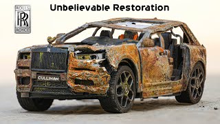 Full Destroyed Rolls Royce Cullinan Restoration - Challenge Accepted
