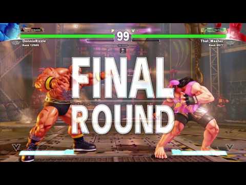 Donnierizzle (Zangief) vs That_Masher (Alex) SFV match 1
