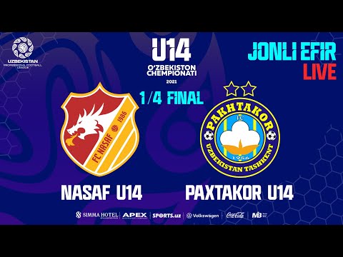 U-14 Chempionati. 1/4 Final. Nasaf - Paxtakor. LIVE
