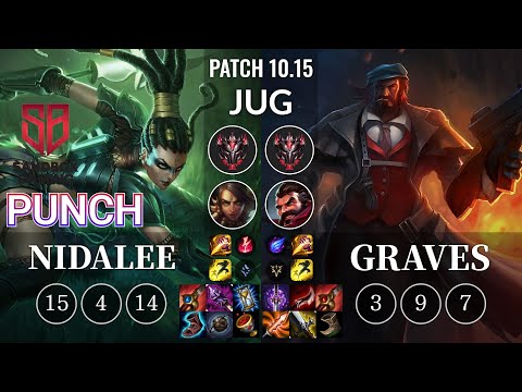SB Punch Nidalee vs Graves Jungle - KR Patch 10.15