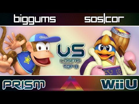 PRISM 131 - Biggums (Diddy Kong) vs. SOS | Cor (King Dedede) - Losers Top 8 - Smash Wii U