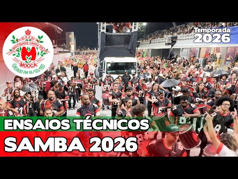 MOCIDADE UNIDA DA MOOCA 2026 | ENSAIO TÉCNICO LARGADA E PISTA | SAMBA AO VIVO #ETSP26