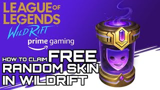 (DEC 2022)How to claim FREE RANDOM SKIN in League of Legends Wildrift using amazon prime!