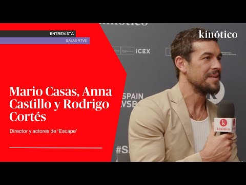 Entrevista con Mario Casas, Anna Castillo y Rodrigo Cortés por 'Escape' #72SSIFF