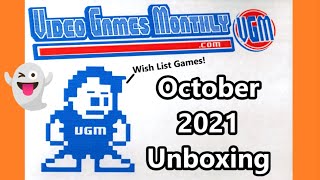 Video Games Monthly October 2021 Unboxing. Wish List Games!!! Is It Worth It?