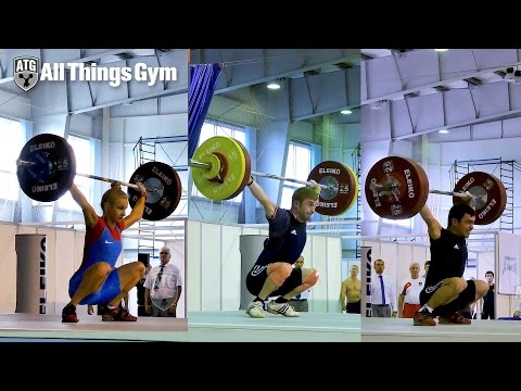 2015 Russian Nationals 48kg, 56kg, 62kg Best Snatches