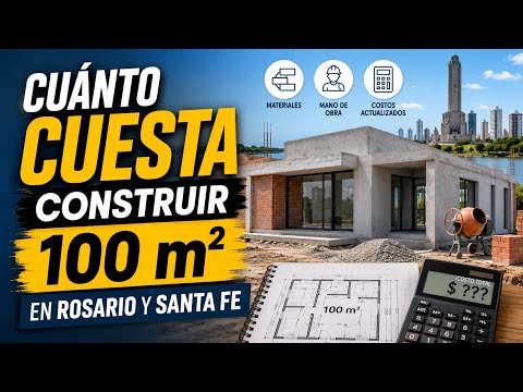Cuánto cuesta construir 100 m2 en Rosario y Santa Fe