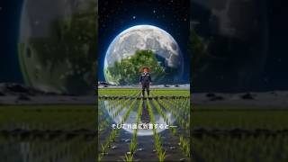 地球が危機❗田植えのおじいちゃん月へ宇宙へ#癒し #自然 #リラクゼーション #Natural #田植え