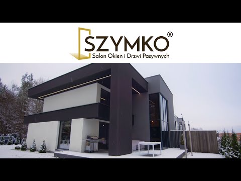 SZYMKO - Dom z dużymi przeszkleniami w Białymstoku - realizacja stolarki okiennej i drzwiowej
