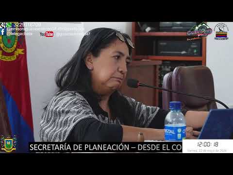CONTROL POLÍTICO SECRETARÍA DE PLANEACIÓN – DESDE EL CONCEJO MUNICIPAL DE GACHETÁ, CUNDINAMARCA