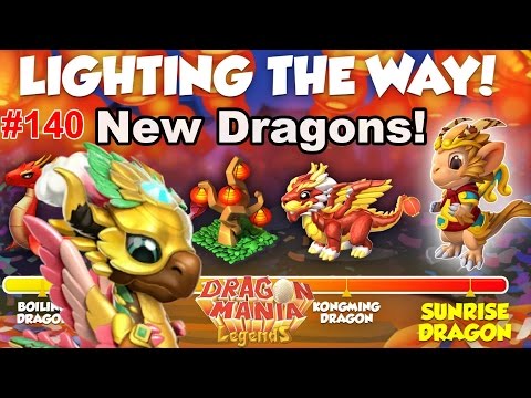 NEW Lighting the Way EVENT + Carnival, Kongming and Sunrise Dragons! - Dragon Mania Legends #140
