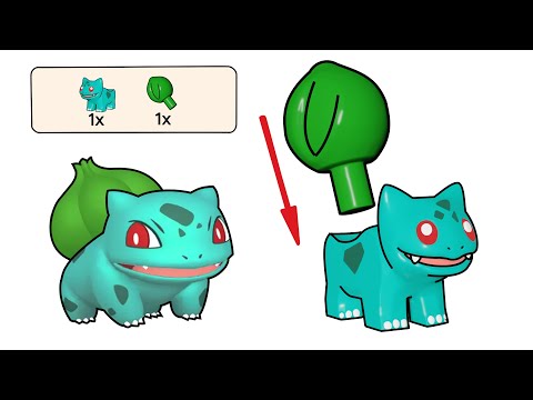 I Made Lego Pokemon Figures!