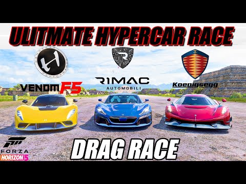 Hennsessy Venom F5 Vs Rimac Navera Vs Koenigsegg Jesko (MUST WATCH)