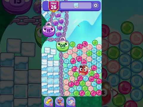 Angry Birds Dream Blast Level 214 no booster [Gameplay] optimized for smartphones [Rovio]