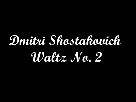 Dmitri Shostakovich - Waltz No. 2 flute interpretation (interpretare la flaut)